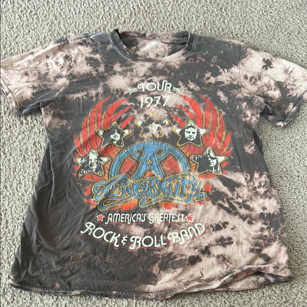 Tie-Dye T-Shirt - Black and Brown